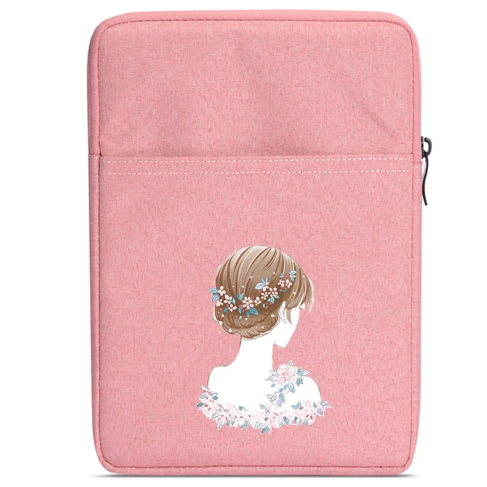 Trasporto Libero Sveglio Di Stampa Della Chiusura Lampo Del Manicotto Della Cassa Del Sacchetto Per Kobo Nia Glo Clara Hd 6 ''Kobo Libra 7'' Kobo Aura