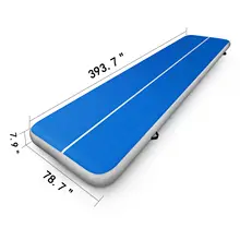 Надувной воздушный трек тренажерный зал Товары гимнастическая гимнастика 2x10 м Домашний напольный коврик надувная лодка