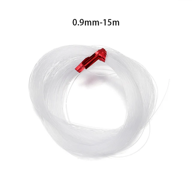1PC 0.2-1mm Fishing Line For Beads Wire Clear Non-Stretch Nylon String Beading Cord Thread For Jewelry Making Supply Wholesale 0.9mm 15meters