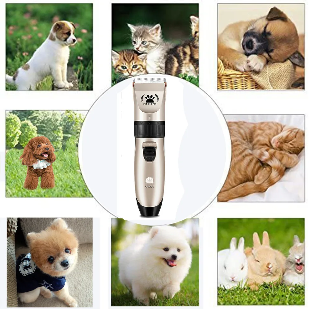 Pet Dogs Hair Clipper Cutter Grooming Cat Hair Trimmer Remover Electrical Pets Hair Cut Machine Shaver Razor Electric Scissor (8)