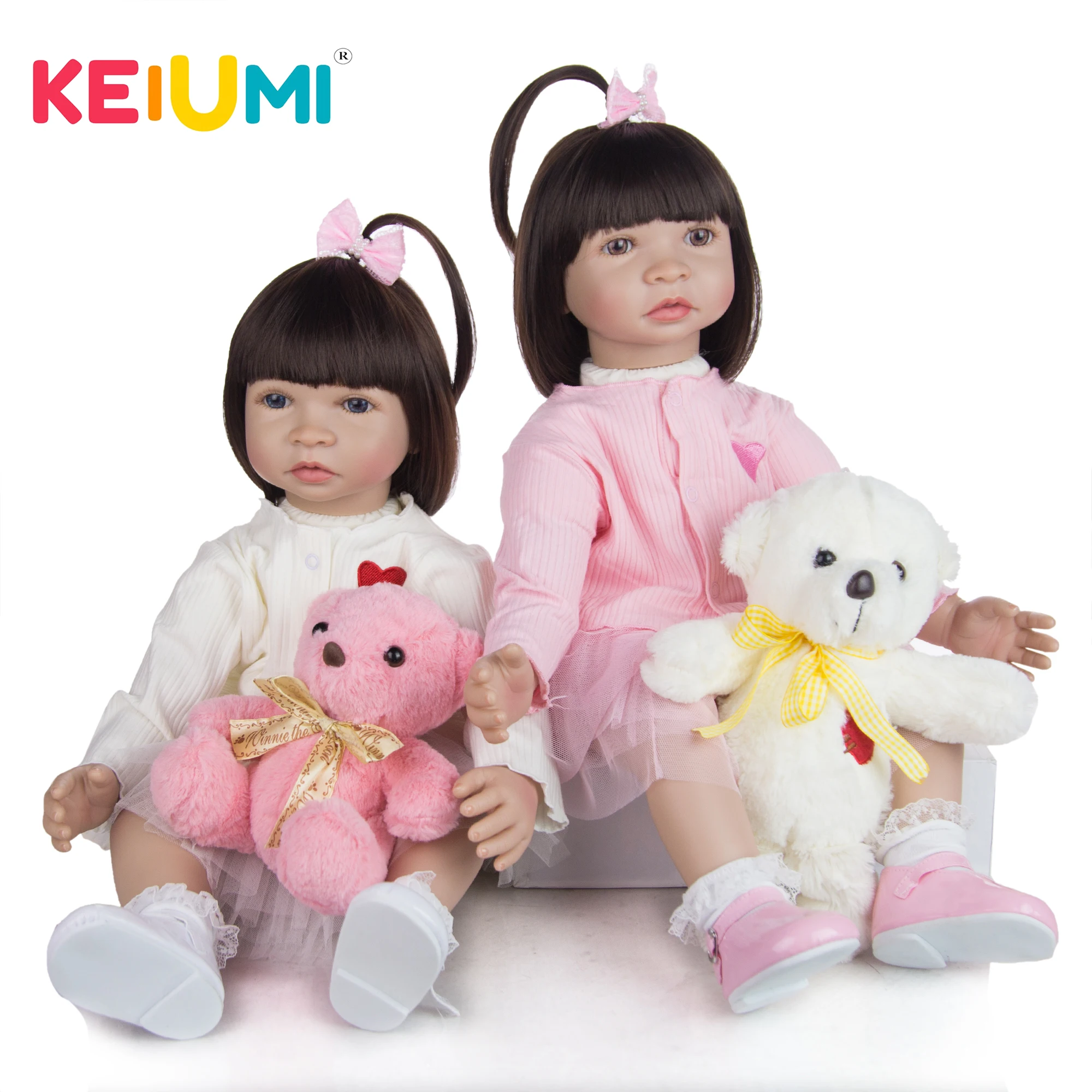 Силиконовые куклы Новорожденные KEIUMI 24 дюйма 60 см|Куклы| |