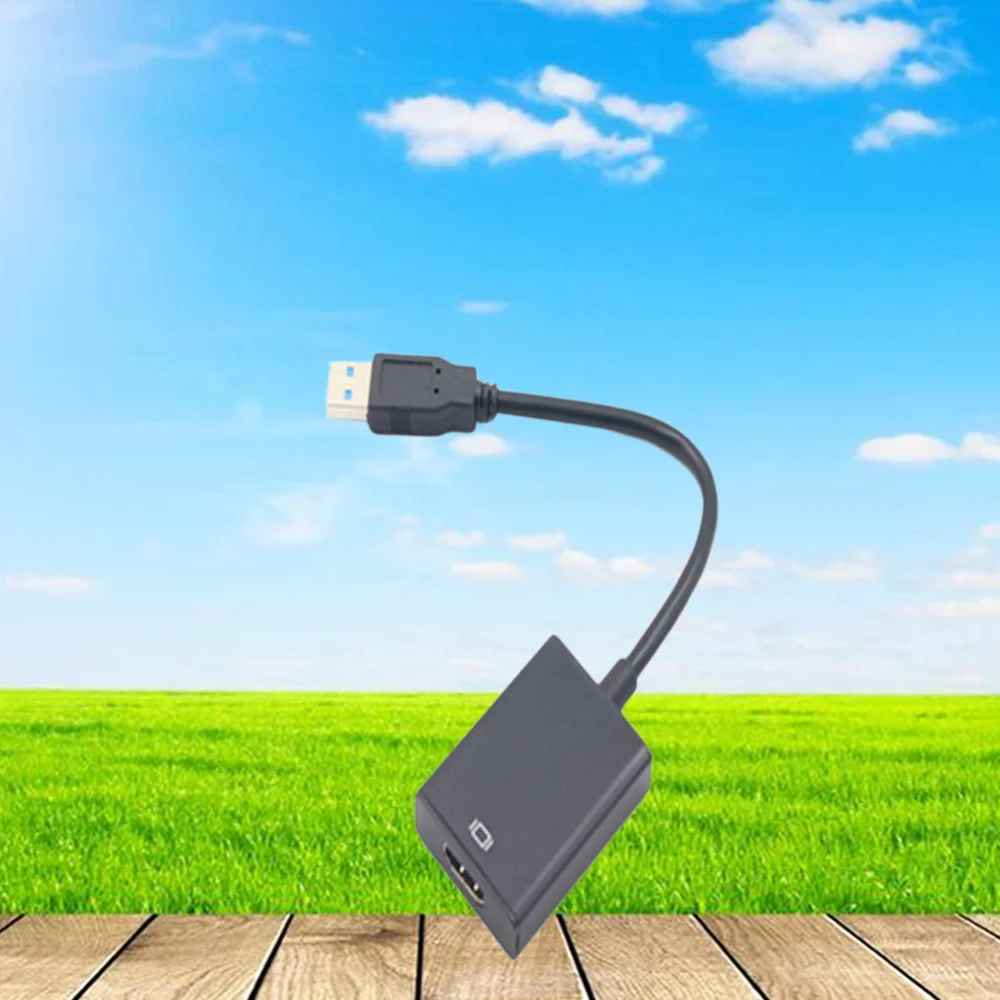 

USB 3.0 to HDMI Adapter Portable Durable 1080P Converter Cable for TV Computer Monitor
