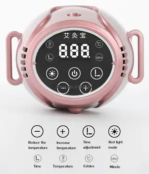 

Electric Moxibustion Box Infrared Light Moxa Hot Compress Body Massager Stomach Belly Warmer Smokeless Mugwort Herb Treatment