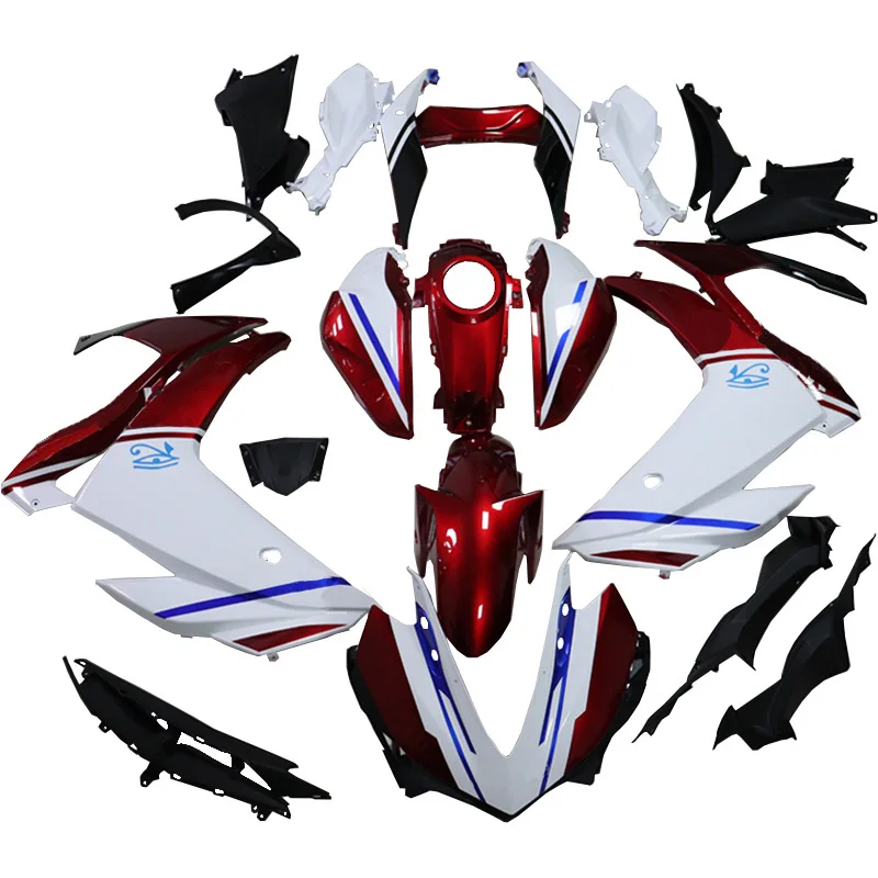 

for Yamaha R3 R25 2015-2018 Motorcycle Shell Set Red And White Color Matching ABS Injection Plastic Shell Motorcycle