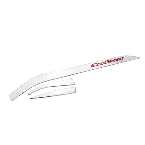 Abs Chrome Silver Car Glove Box Decoration Trim Storage Box Stickers for Ford Ecosport 2013 - 2017 Accessories