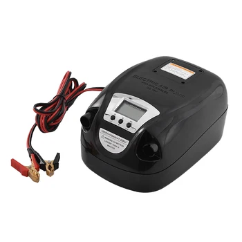 

1pc 12V Electric Speedy Air Pump Rubber Inflatable Fishing Boat LCD Display Portable Intelligent Mode GP-80D