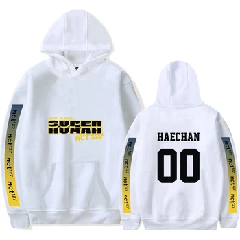 

NCT 127 New WE ARE SUPERHUMAN Same paragraph new hoodie loose printed casual hooded sweatshirt long sleeve trend casual wear