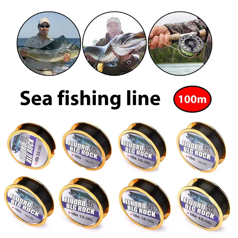100M Fishing Fishing Lines Carbon Line Fishing Line Fluorocarbon Wire