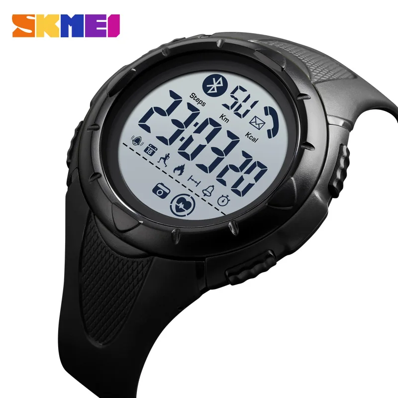 

SKMEI Sport Smart Watch For Men Waterproof Multifunction Light Display Heart Rate Bluetooth Remind Monitor Reloj Inteligente