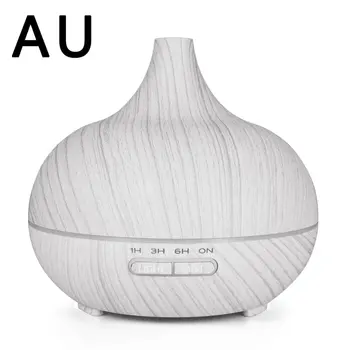 

Pointed mouth humidifier with remote control 400ml wood grain aromatherapy machine Wood grain aromatherapy perfuming machine