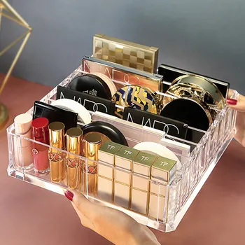 

compact powder eye shadow storage box put lipstick cosmetics storage box y blush rack drawer