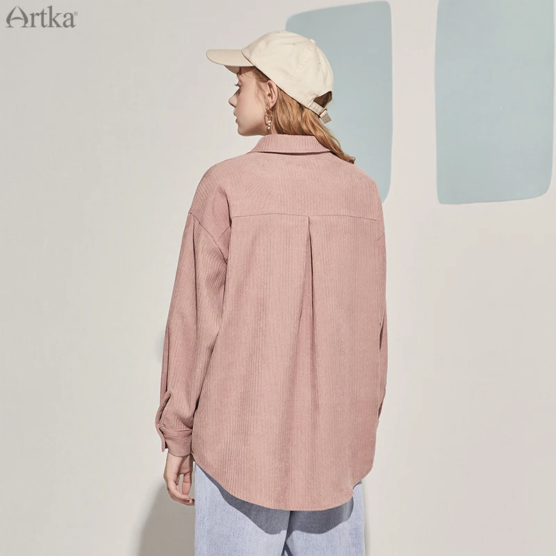 ARTKA 2020 Autumn New Women Blouse Fashion Casual