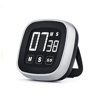 

Digital Kitchen Timer Count Down/Count Up Smart Timer With Loud Alarm For Cooking Baking Stopwatch Touching Screen Timer#