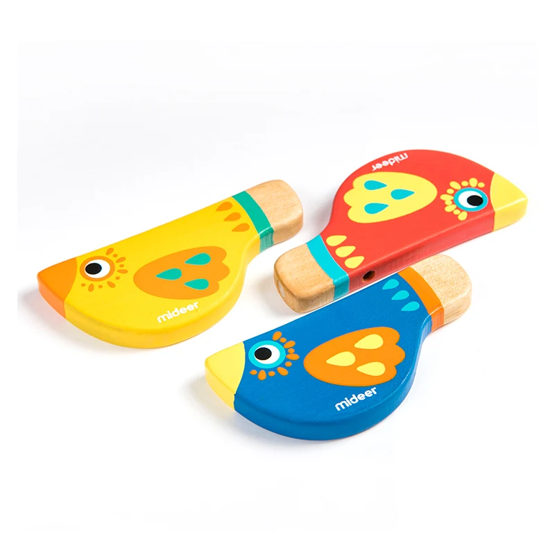 MiDeer деревянная игрушка со свистком, детская головоломка со свистком, обучающая игра для детей 1-3 лет, игрушки для мальчиков и девочек, вокальная игрушка, экологически чистый материал