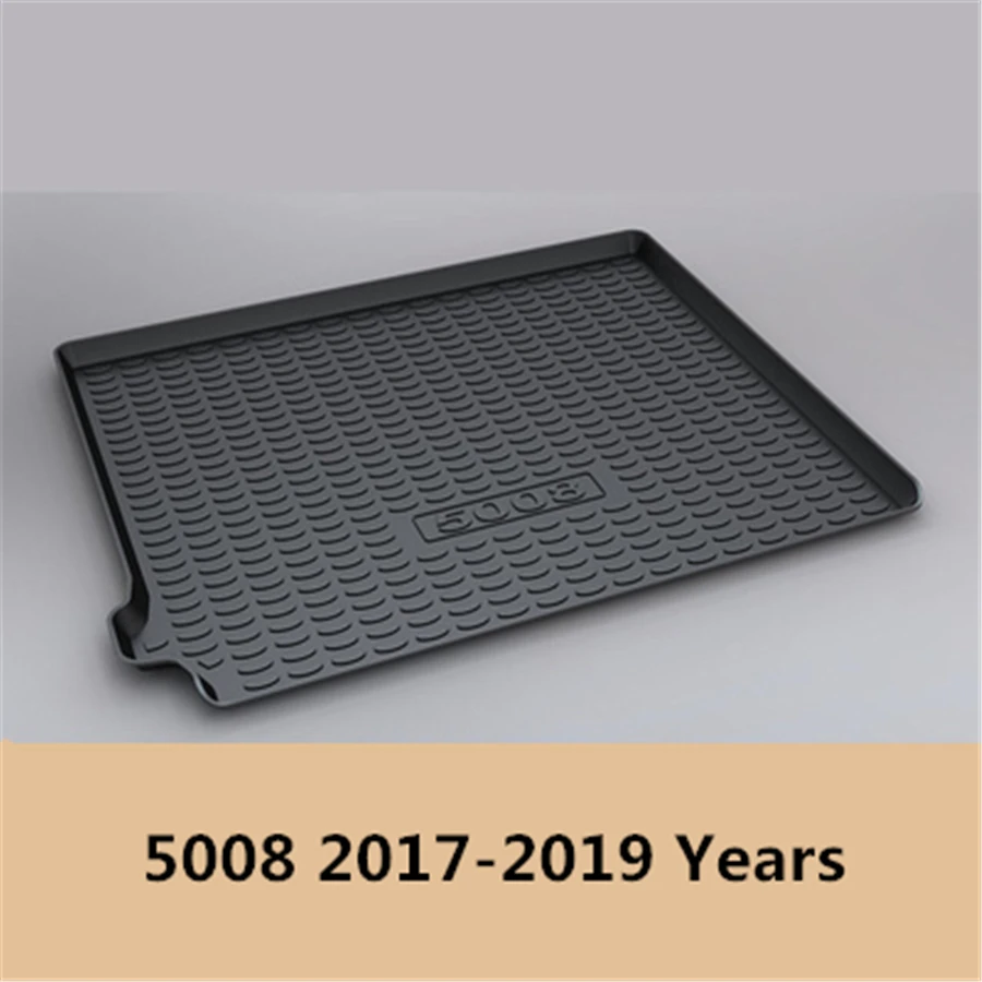 

YJ99 Custom Fit For Peugeot 5008 2017 2018 2019 TPO Car Cargo Rear Trunk Mat Boot Liner Tray All Weather Waterproof