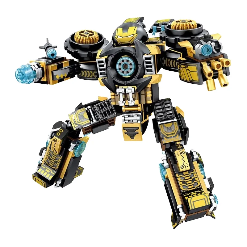 

2 in 1 Compatible LEGOING Surperhero Building blocks Iron man Marvel Movie Series Hulkbuster kIDS Toys With LEGOEDLY Super Hero