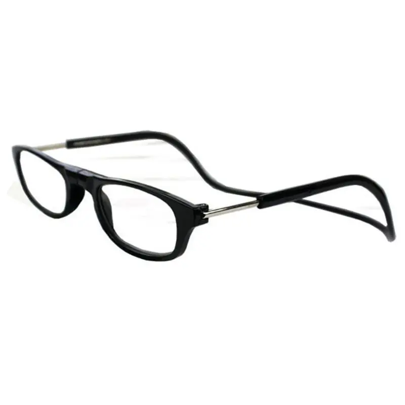 Модные магнитные очки складные Висячие шеи HD смолы линзы унисекс металлическая рамка очки для чтения