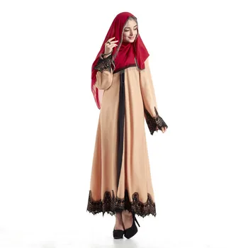 

Dubai Dresses Evening Abaya Maxi Dress Muslim Women Islamic Robe Kaftan Moroccan Modest Dress Long Sleeve Cardigan Kaftan 10.30