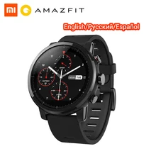 Original Huami Amazfit Stratos 2 Smart Watch GPS Heart Rate Smartwatch 5ATM Waterpoof VO2max Triathlon Strava Smart Watch