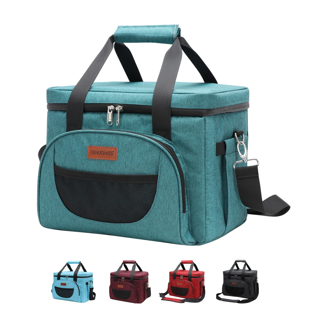 Insulated Bag 16/28L 40 Cans Cooler Picnic Sac Isotherme For Beer Big Meal Container Lunch