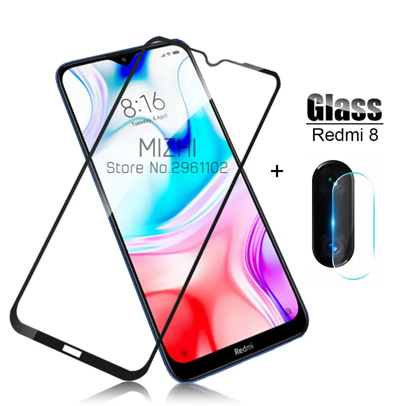 2 в 1 Защитное стекло для xiaomi redmi 8a защита объектива камеры экрана на xiomi xaomi 8 a a8 redmi8a