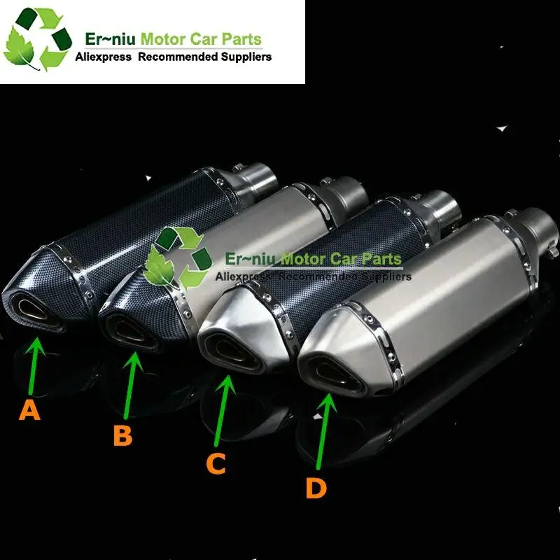 

Universal Motorcycle Modified Exhaust MUFFLER pipe For Yamaha YZF R125 YZF R15 YZF R25 YZF R3 MT-02 MT-25 YZF R1/R1M MT-01