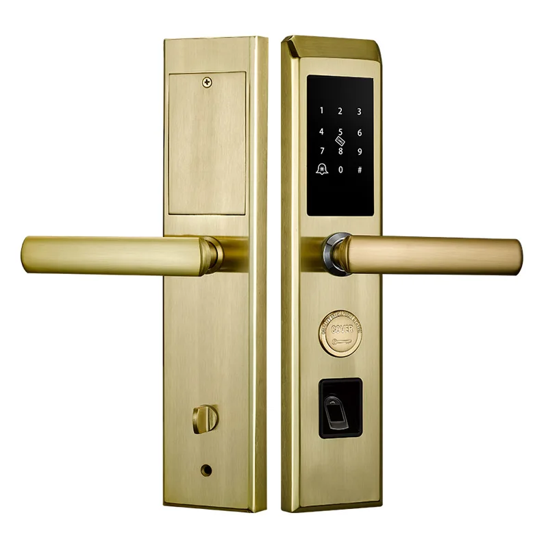 

Biometric Fingerprint Door Lock Intelligent Electronic Lock Fingerprint With Password & RFID Unlock