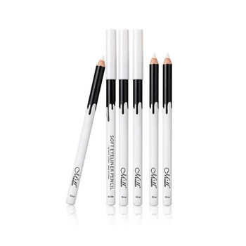 

New White Eyeliner Makeup Smooth Easy Wear Eyes Brightener Waterproof White Eyes Liner Pencils 2019