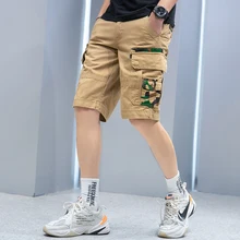 2021 New Cargo Shorts Men Cool Camouflage Summer Cotton Casual Men Short Pants Brand Clothing Comfortable Camo Men Trousers