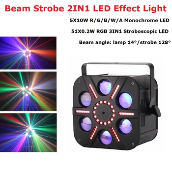 

70W LED Disco 6 Eyes Effect Light DJ Ball Lamp DMX512 Sound Activated Laser Projector Light For Music Christmas Party Laser Show