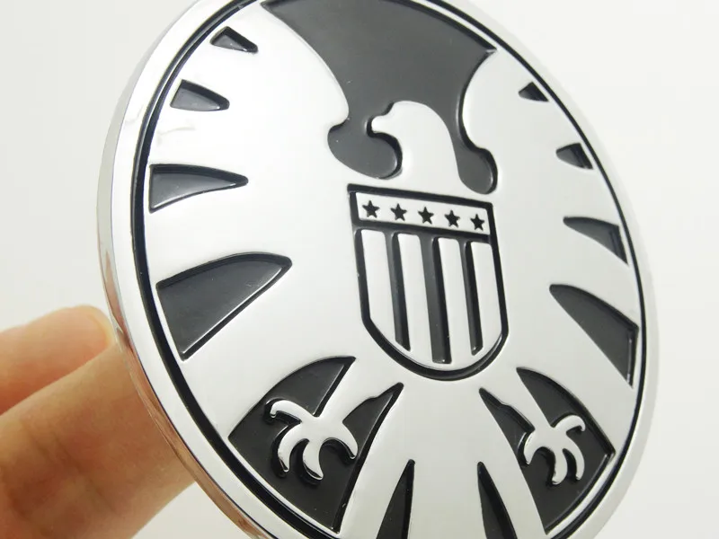 S. I. E.L.D. Автомобильные брелки с логотипом наклейка на бампер автомобиля крутой металлический S. I. E.L.D. Значок стандарт Америка Капитан наклейки автомобиля Tag