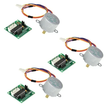 

6pcs 5V Stepper Motor 28BYJ-48 W/ Drive Test Module Board ULN2003 5 Line Supply