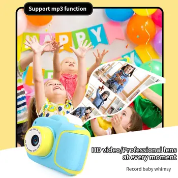 

Mini Camera Screen Display Game Digital Video Portable X11 HD Children Digital Camera Without Leather Case Blue Pink Colour