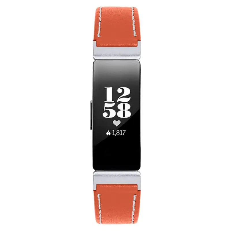 Совместимость для Fitbit вдохновить& для Fitbit Inspire HR ремень кожаный ремешок Регулируемый замена аксессуары, ремни