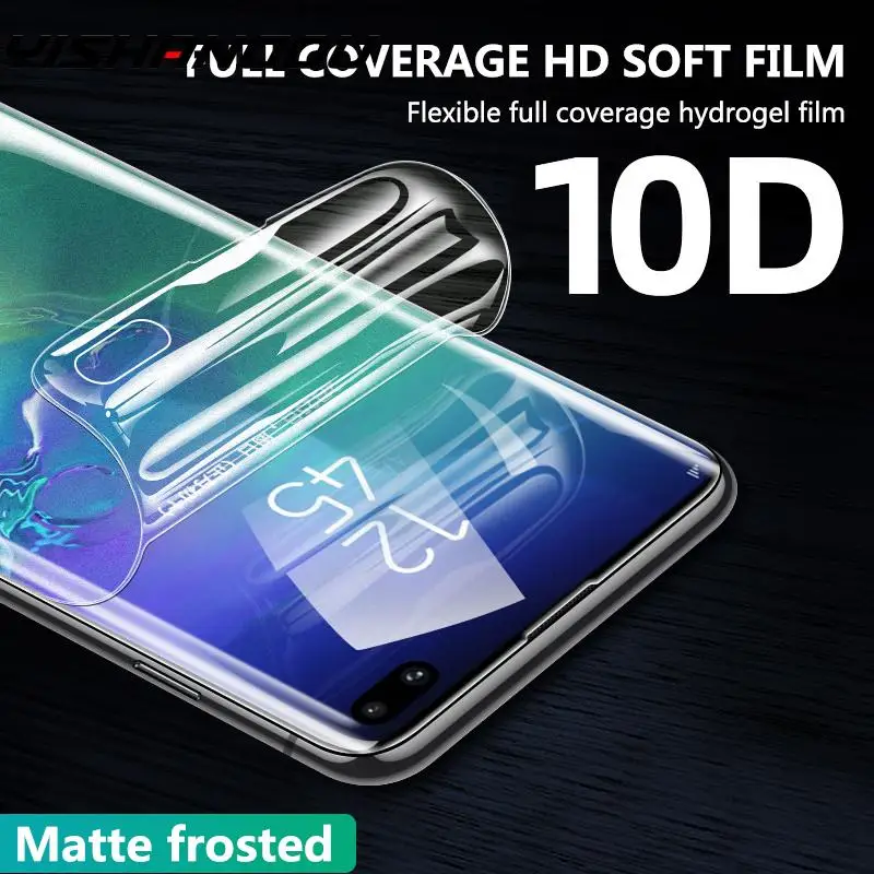 10D полноэкранная защитная Пленка чехол для Samsung S20 FE S21 Note 20 Ultra 10 S10 5G S9 S8 Plus передняя