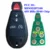 NEW 3/4/5 BUTTONS CAR KEY For DODGE DART KEYLESS REMOTE SMART KEY FOBIK FOB 56046773 M3N32297100 2012-2016 433MHZ /ID46 CHIP