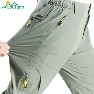 Image 1 - Pantaloni da Trekking elasticizzati pantaloni estivi da uomo ad asciugatura rapida pantaloni da arrampicata da uomo pantaloni da viaggio/pesca/Trekking da uomo AM381