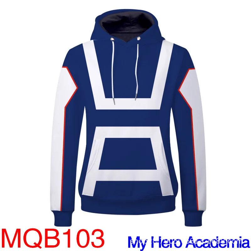 Толстовка с капюшоном в стиле аниме «My Hero Academy»; Boku no Hero Academy; карнавальный костюм; пуловеры с капюшоном; Todoroki Shoto; куртка с капюшоном - Цвет: MQB103