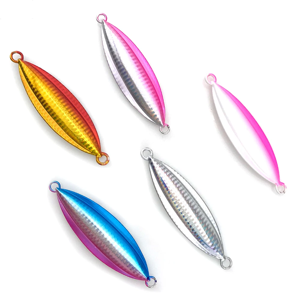 OBSESSION jigging lure glow bait boat fishing 40g 60g 80g Slow fall Jig lures Metal Fishing bait Casting Jig Lead Fishing Tackle