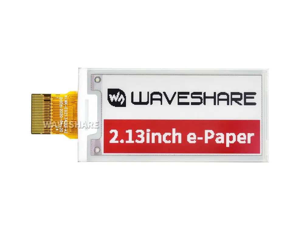 Waveshare 212x104 2 13 дюйма E Ink сырьевая панель дисплея красный черный белый три цвета e paper