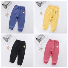 Детские штаны повседневные штаны для мальчиков от 1 до 6 лет одежда для детей длинные хлопковые брюки для мальчиков детская одежда для девочек спортивные штаны на весну
