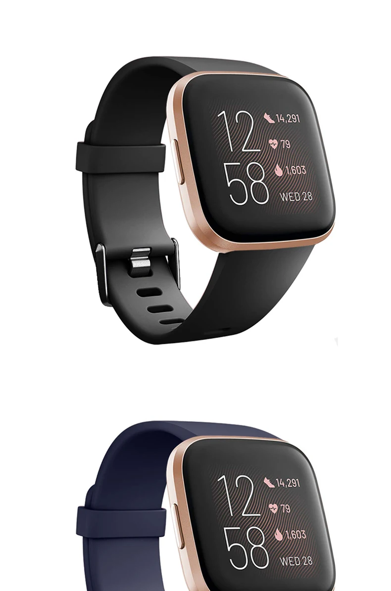 Подходит для Fitbit Versa 22 мм ремешок для часов мужской силиконовый универсальный ремешок 22 мм сменный мужской т-ремешок для Fitbit Versa 2 для женщин