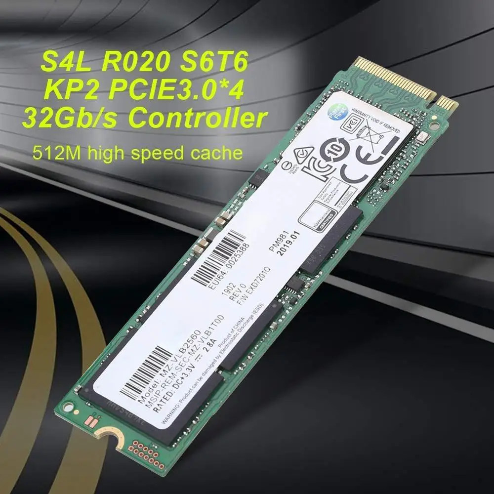  SAMSUNG SSD M.2 PM981 256GB 512GB 1TB Solid State Hard Disk M2 SSD NVMe PCIe 3.0 x4 NVMe Laptop Int