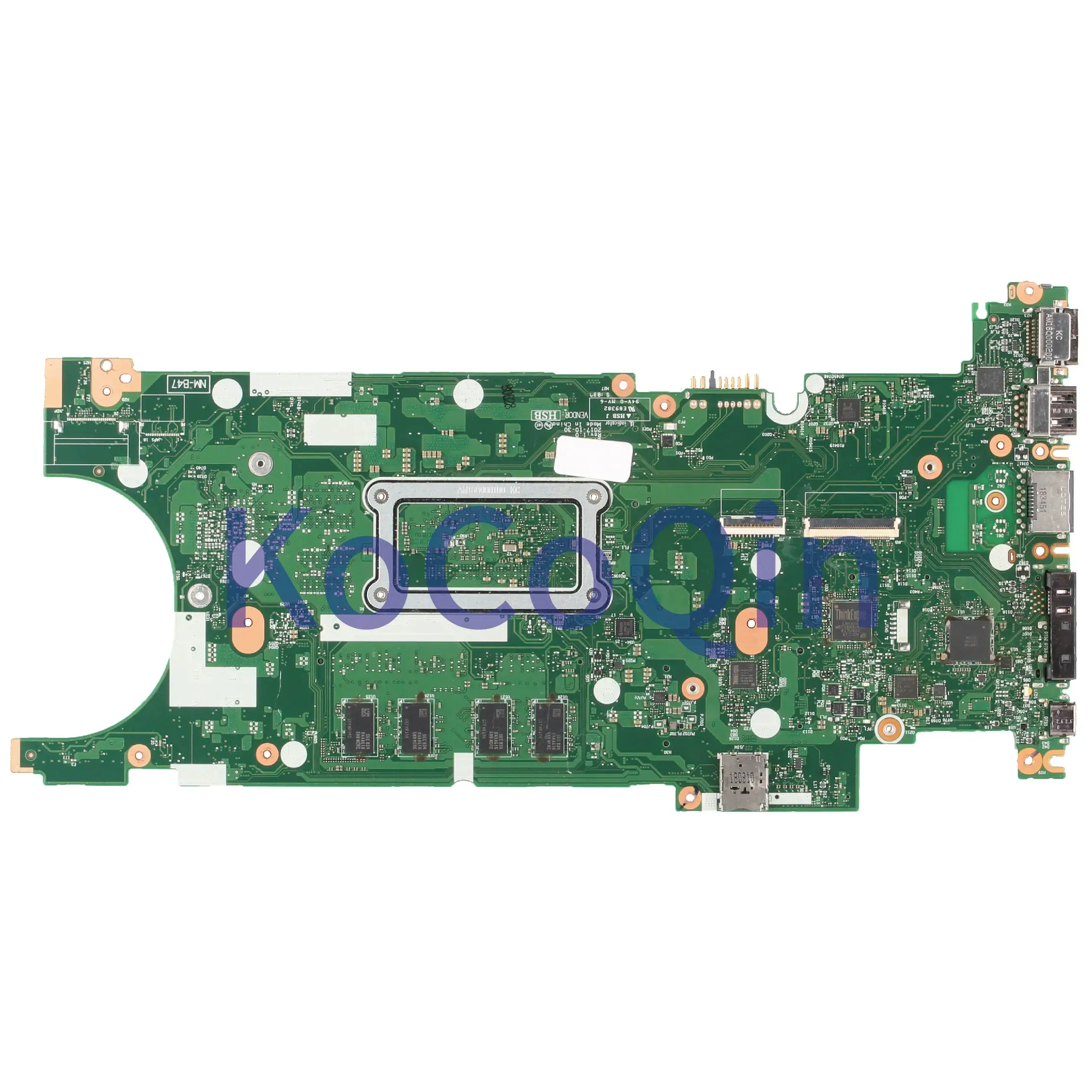KoCoQin материнская плата для ноутбука LENOVO Thinkpad T480S Core SR3LC i7-8550U материнская плата NM-B471 01LV606