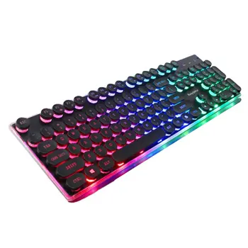 

Pc Notebook Retro Mechanical Keyboards Computer Professional Esports Game Player Backlight Keyboard
