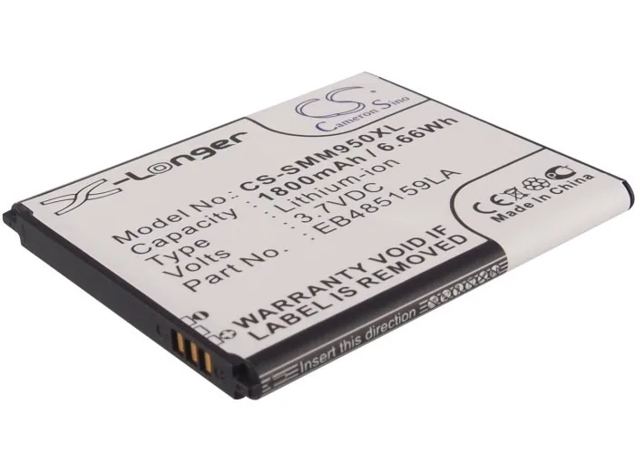 CameronSino для SAMSUNG Galaxy реверберации Xcover 2 GT-S7710 SPH-M950 SPH-M950DAAVMU EB485159LA EB485159LU батарея |