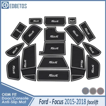 

Anti-Dirty Pad For Ford Focus 3 3.5 MK3 2015 2016 2017 2018 facelift ST RS Accessories Door Groove Gate Slot Coaster Anti-Slip