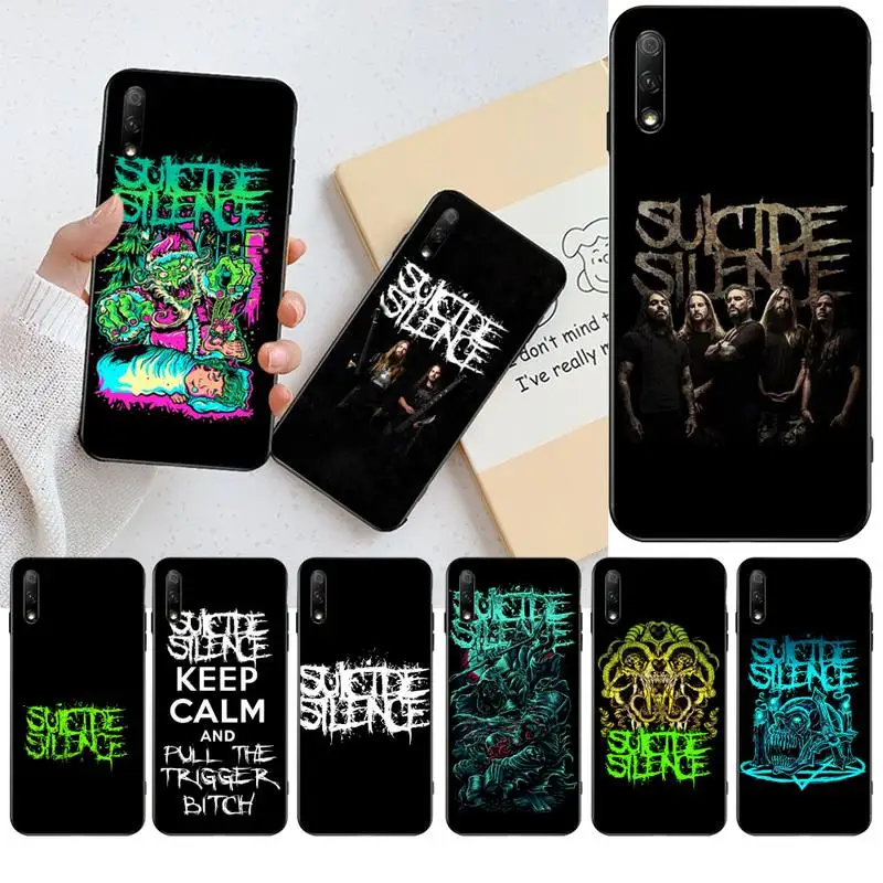 

HPCHCJHM Suicide Silence Band Metal Deathcore Music Customer Phone Case for Huawei Honor 20 10 9 8 8x 8c 9x 7c 7a Lite view pro
