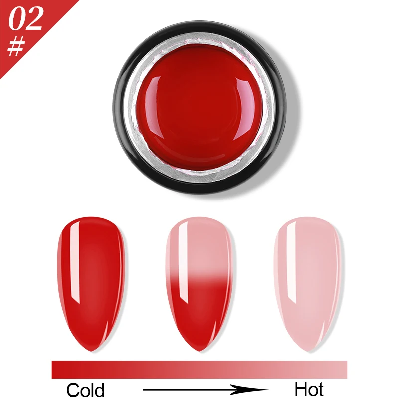 Color 2 PinPai, 8 мл, полигель для ногтей, меняющий цветовую температуру, строительный гель, акриловые кончики для наращивания ногтей, полигель для маникюра, удлиняющий строительный гель - Цвет: Color 2