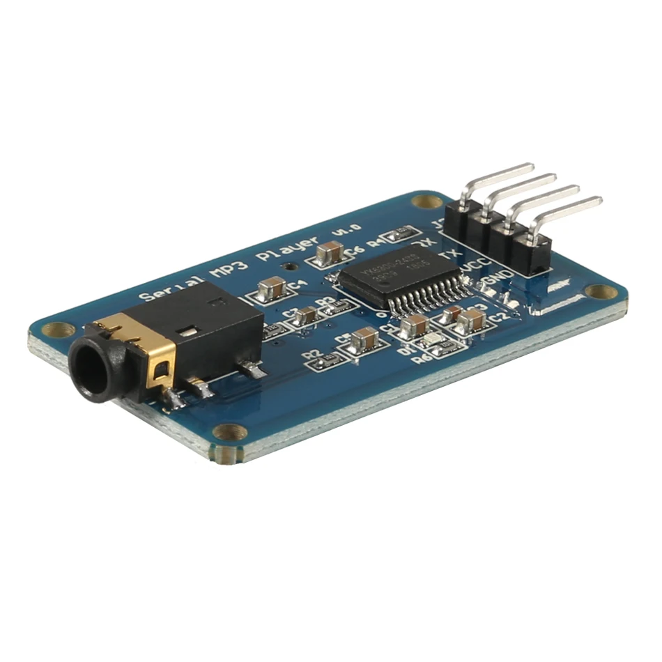 MP3 декодер модуль DAC доска YX5300 UART Управление серийный MP3 плеер модуль для Arduino/AVR/ARM/PIC CF спектра звуковых частот анализатор